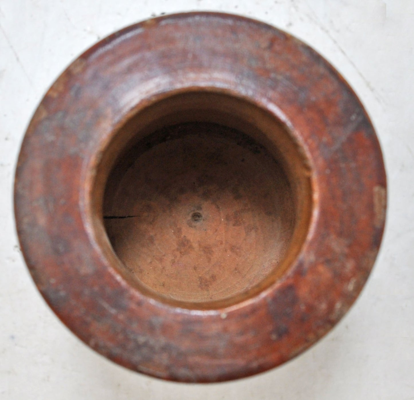 Antique Wooden Small Grain Measurement Paili Pot Original Old Hand Carved