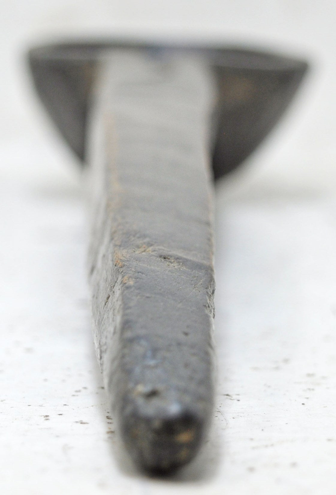 Antique Wooden Kitchenware Long Serving Spoon Original Old hand Carved