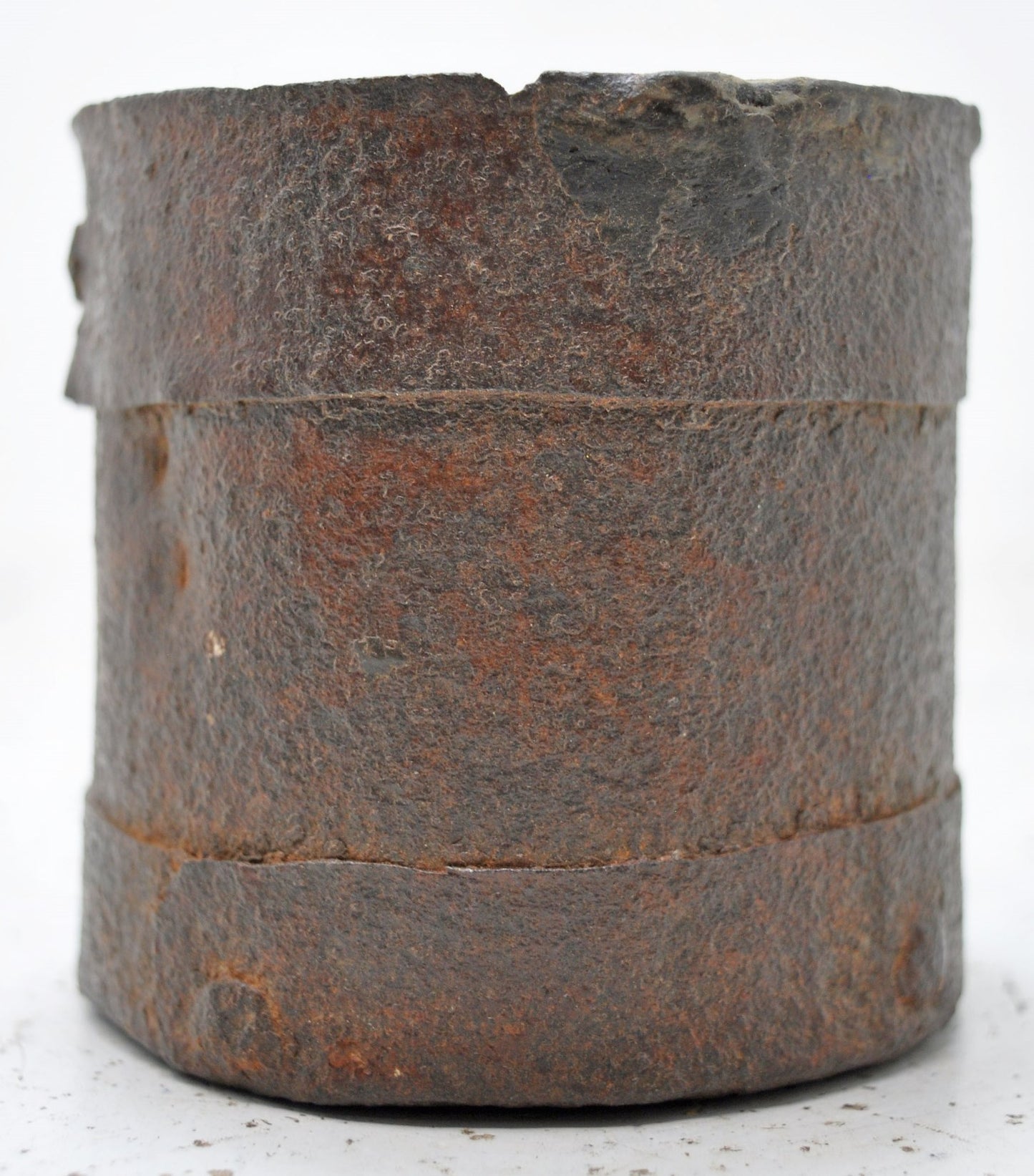 Antique Iron Grain Measurement Paili Pot Original Old Hand Crafted