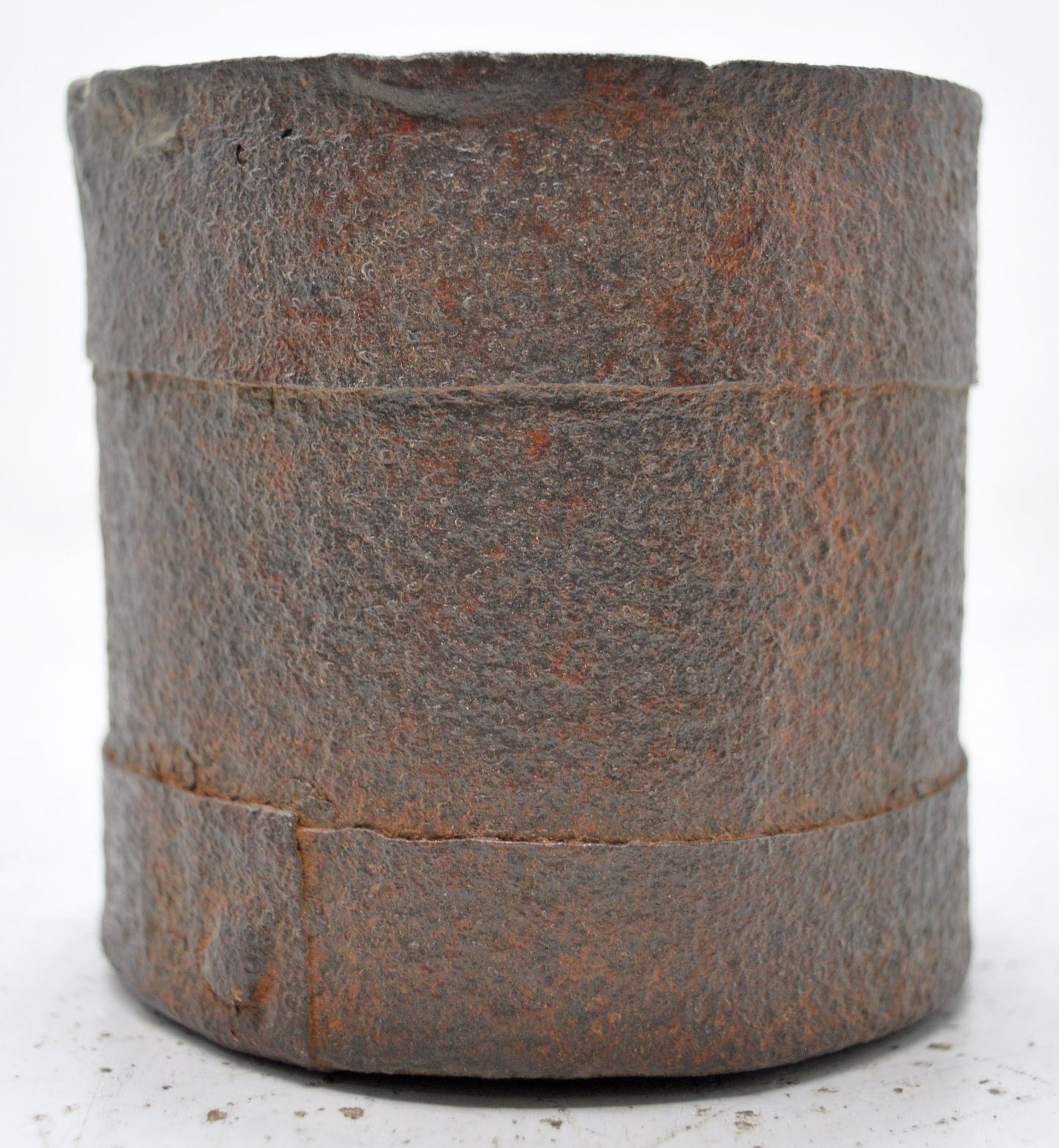 Antique Iron Grain Measurement Paili Pot Original Old Hand Crafted