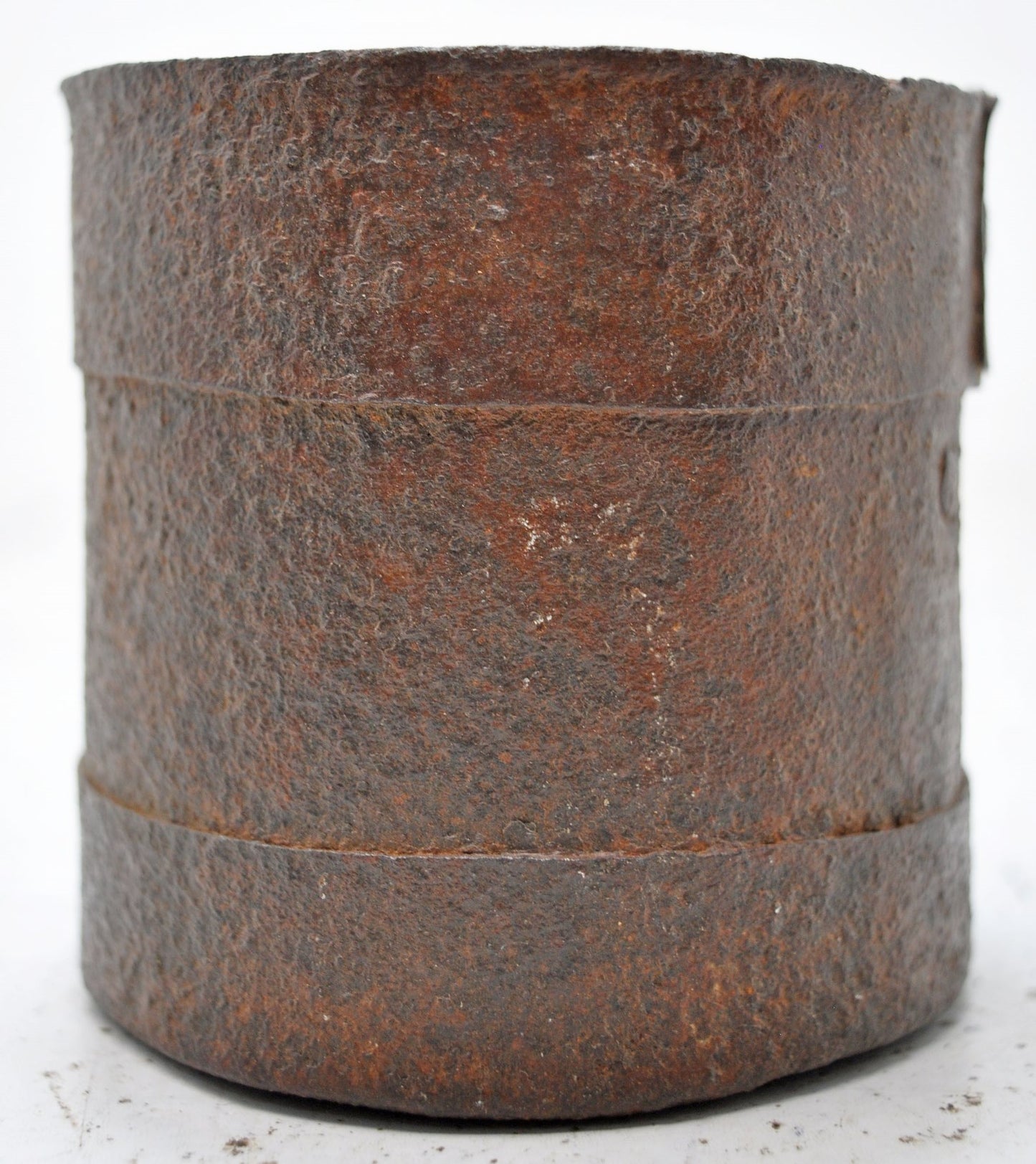 Antique Iron Grain Measurement Paili Pot Original Old Hand Crafted