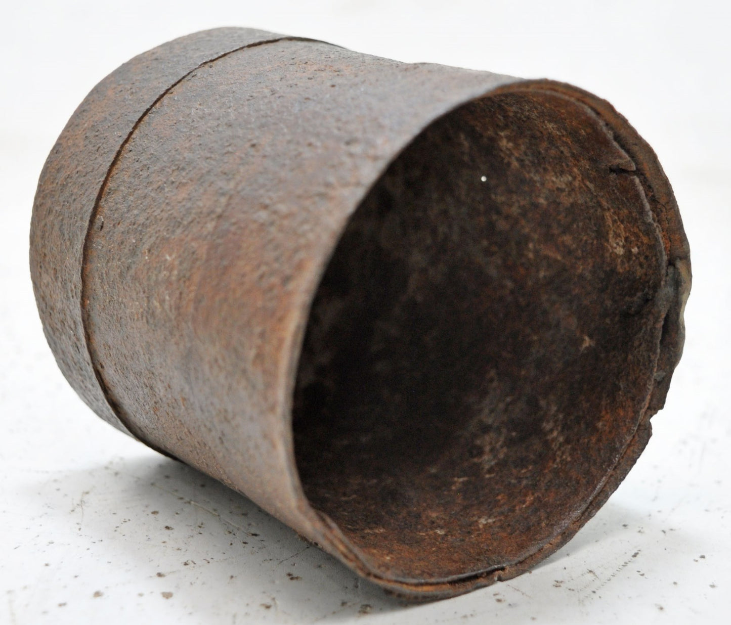 Antique Iron Grain Measurement Paili Pot Original Old Hand Crafted