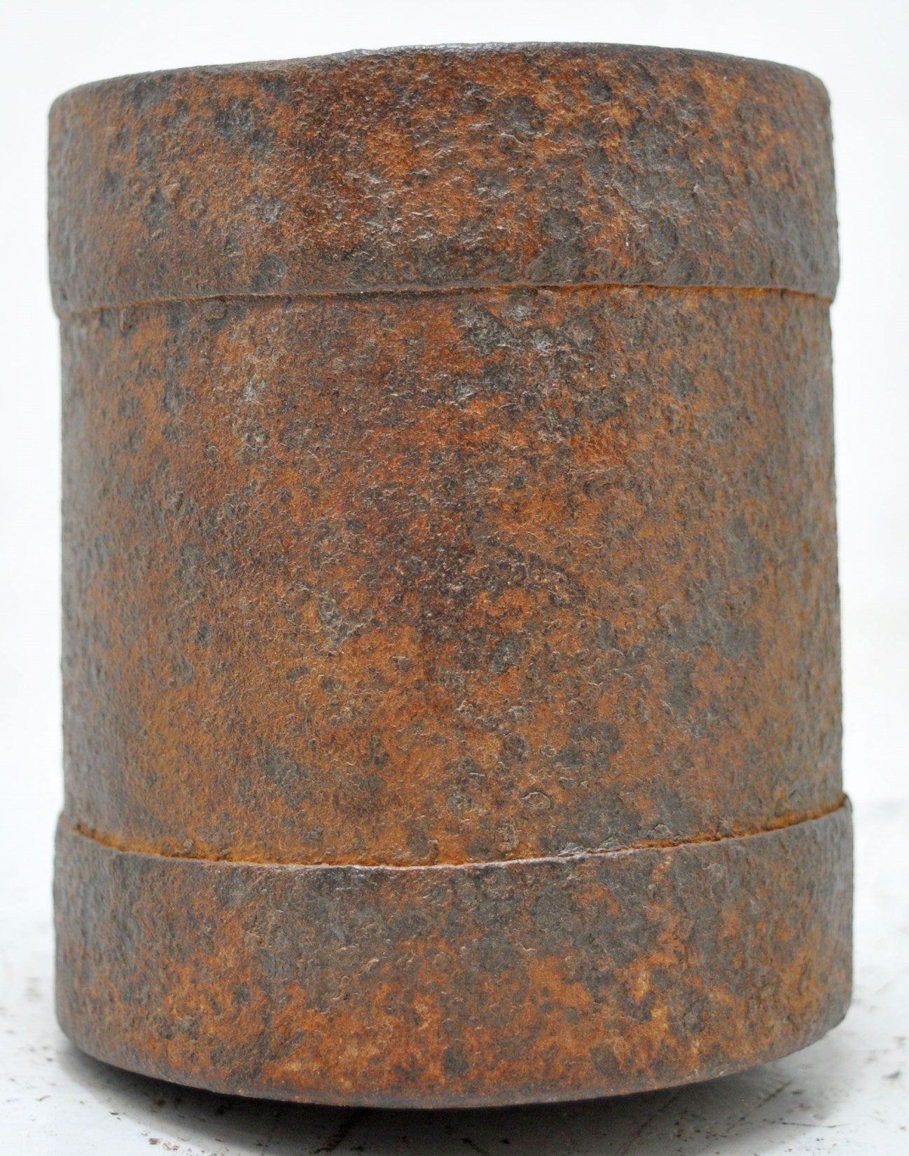 Antique Iron Grain Measurement Paili Pot Original Old Hand Crafted