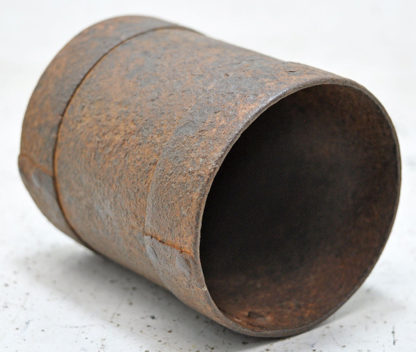 Antique Iron Grain Measurement Paili Pot Original Old Hand Crafted