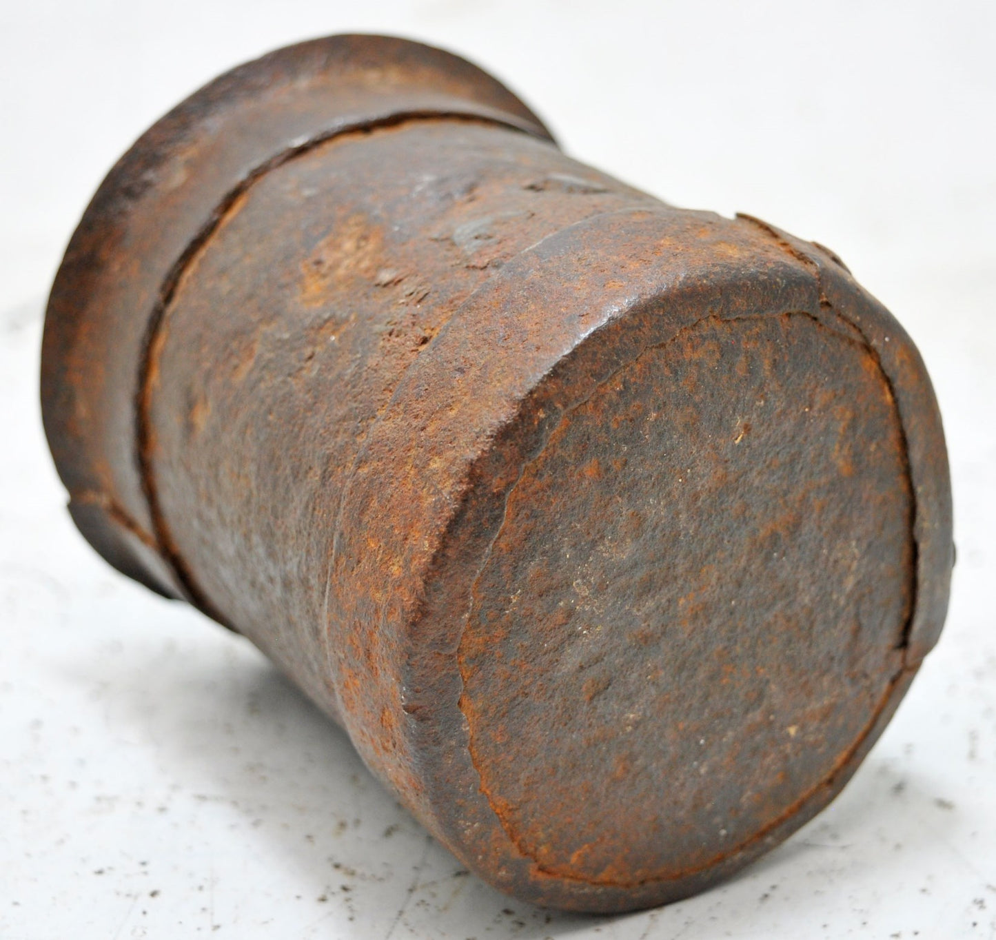 Antique Iron Grain Measurement Paili Pot Original Old Hand Crafted