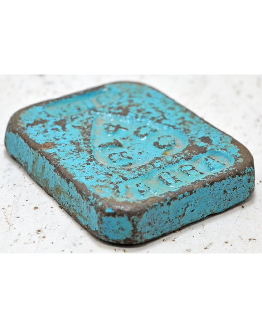 Antique Iron Mercantile Measuring Weight Original Old Hand Crafted