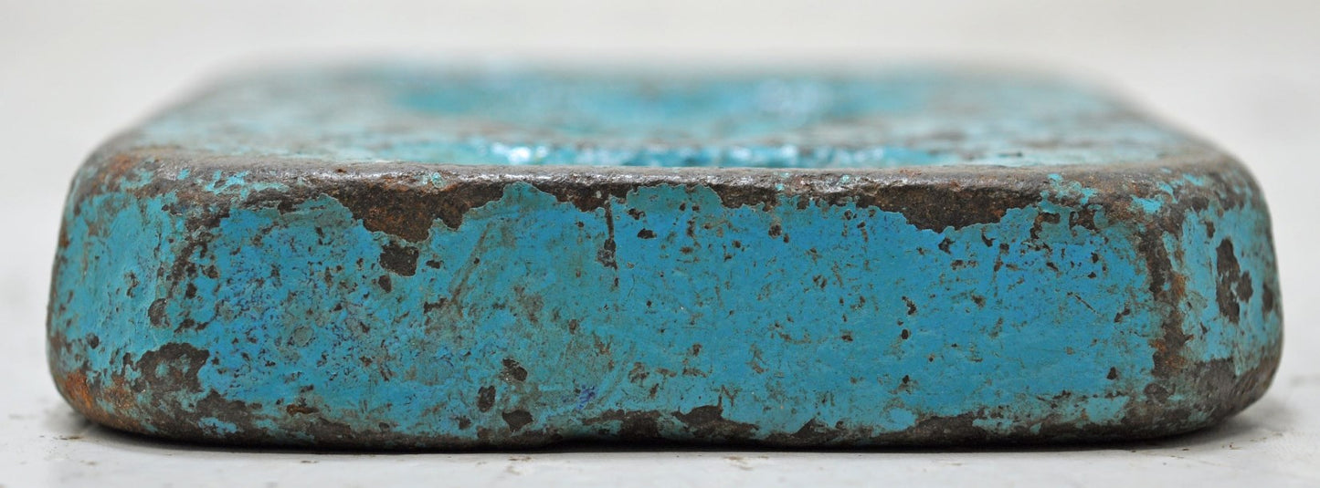 Antique Iron Mercantile Measuring Weight Original Old Hand Crafted