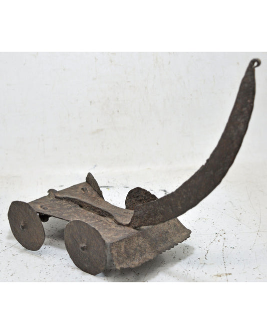 Antique Iron Kitchenware Vegetable Cutter Original Old Hand Crafted Engraved