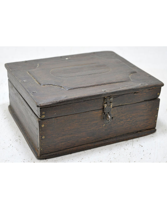Antique Wooden Kitchenware Spice Box Original Old Hand Crafted