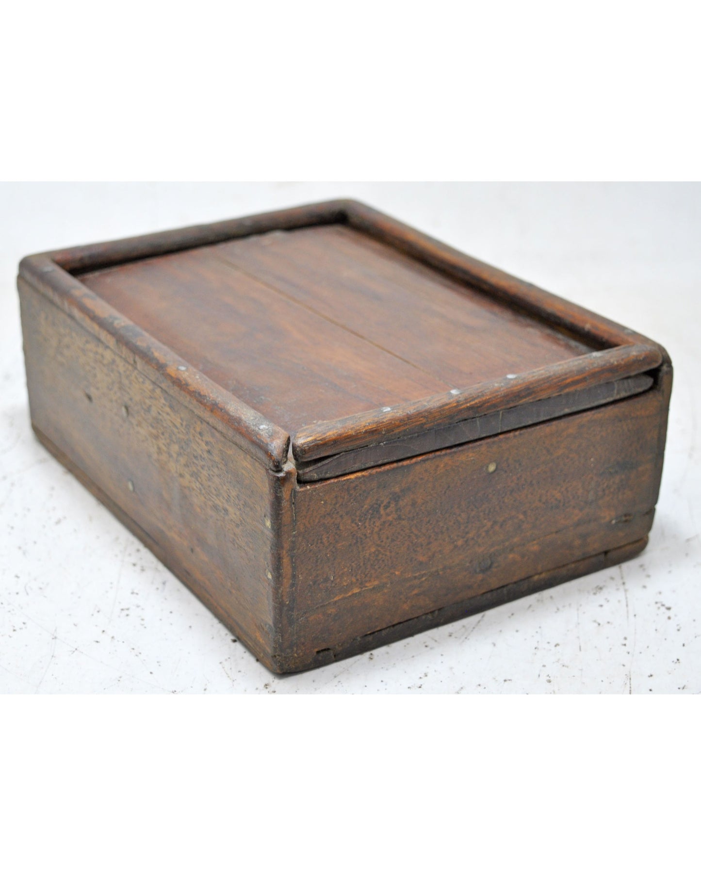 Antique Wooden Kitchenware Spice Box Original Old Hand Crafted