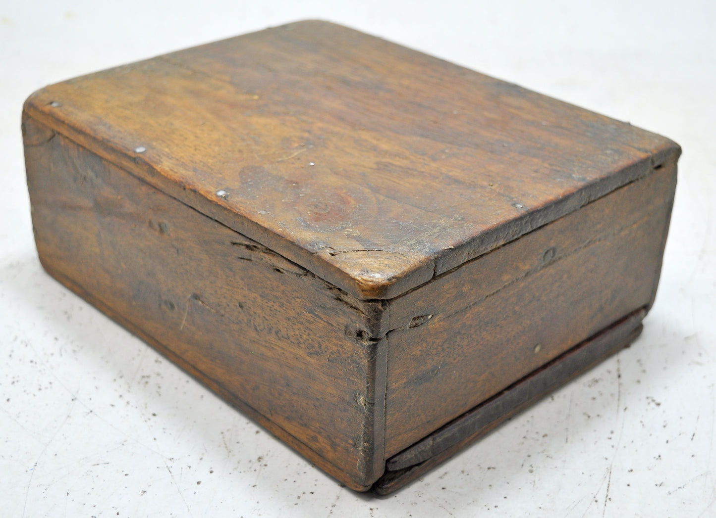Antique Wooden Kitchenware Spice Box Original Old Hand Crafted