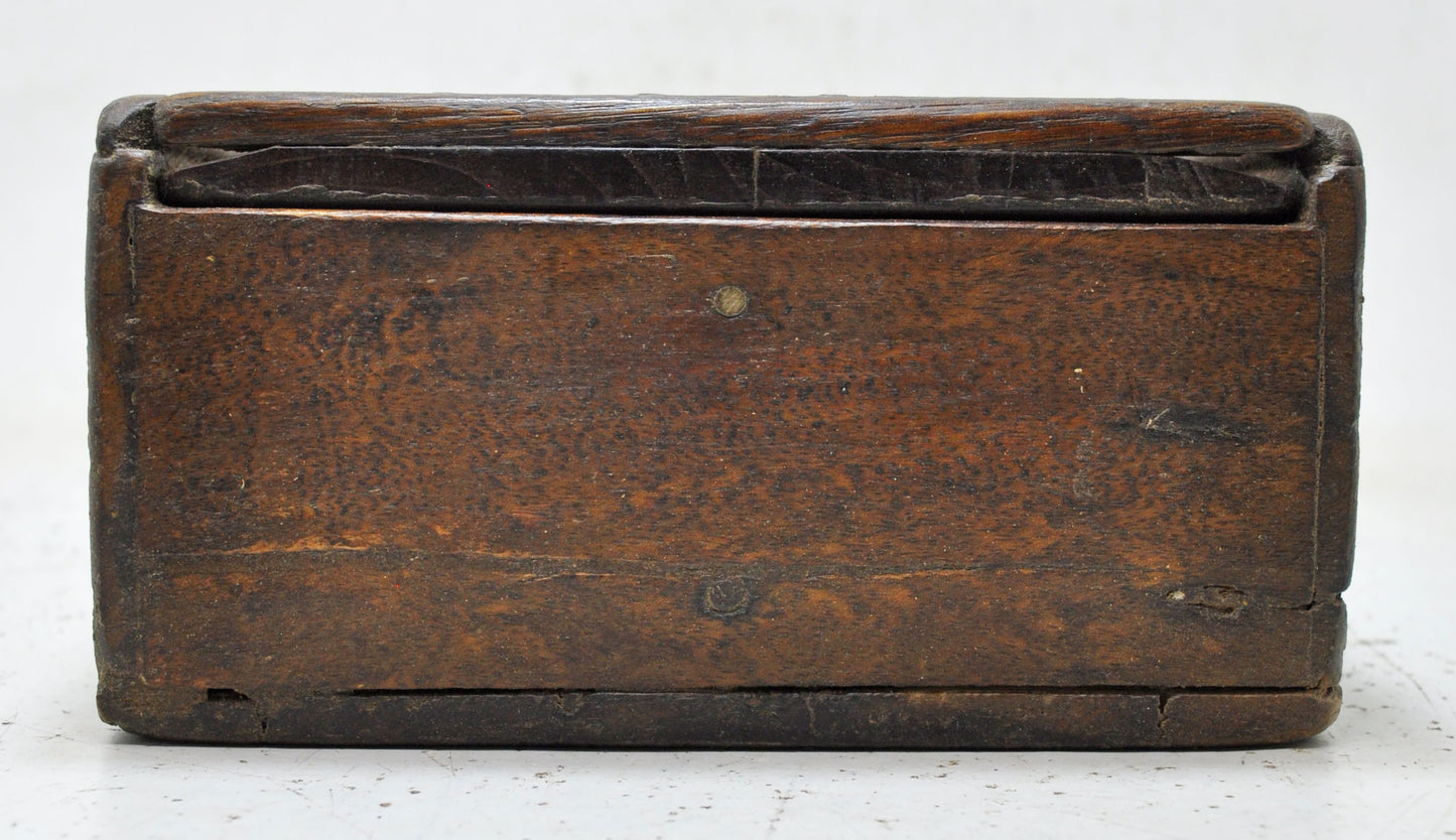 Antique Wooden Kitchenware Spice Box Original Old Hand Crafted