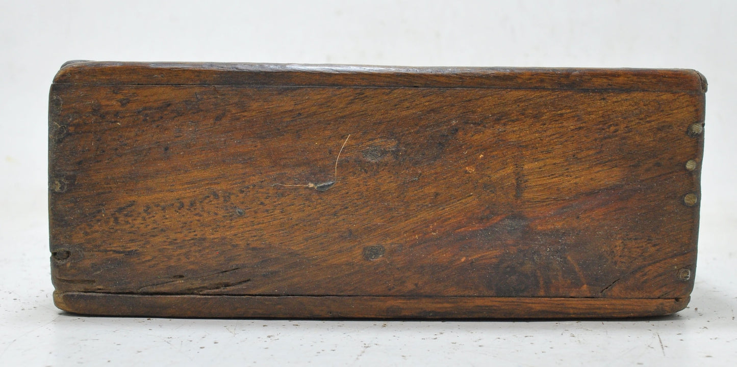 Antique Wooden Kitchenware Spice Box Original Old Hand Crafted