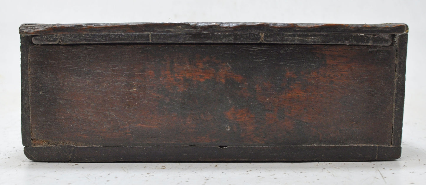 Antique Wooden Kitchenware Spice Box Original Old Hand Crafted