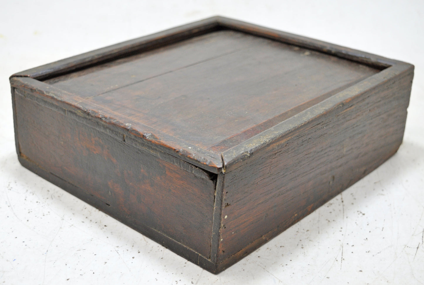 Antique Wooden Kitchenware Spice Box Original Old Hand Crafted