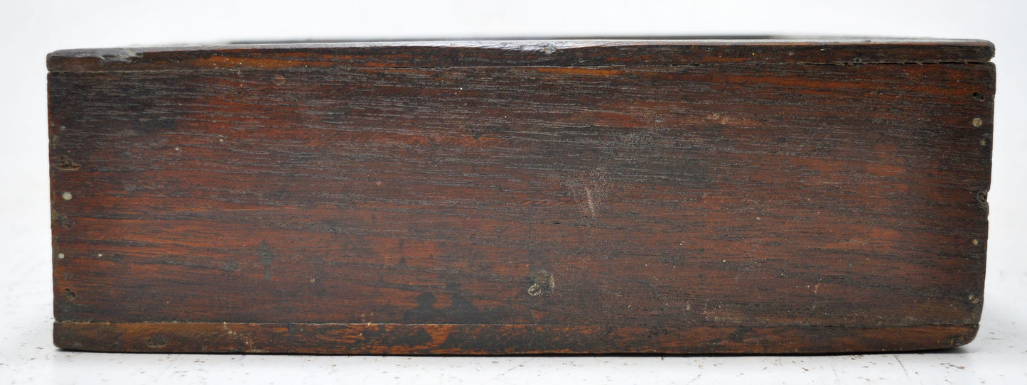 Antique Wooden Kitchenware Spice Box Original Old Hand Crafted