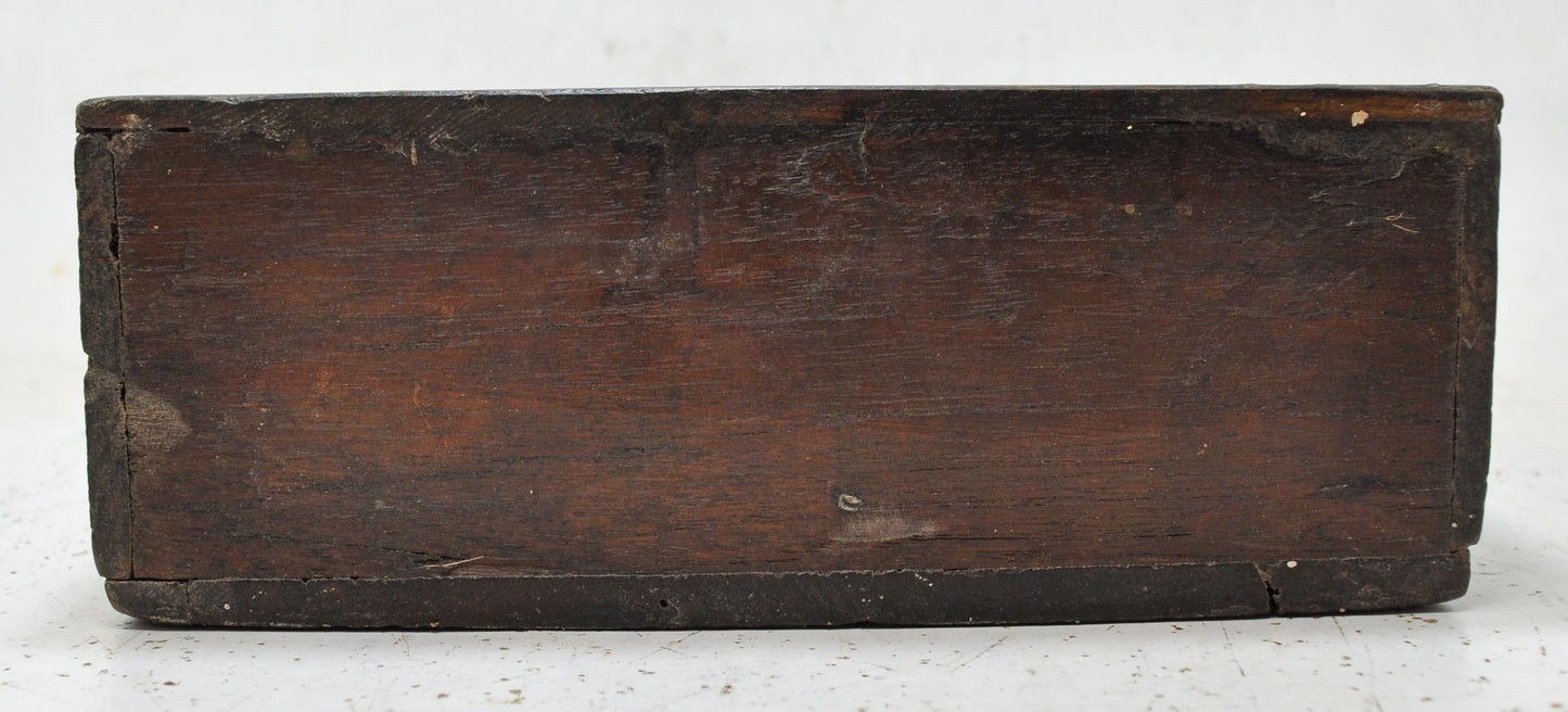 Antique Wooden Kitchenware Spice Box Original Old Hand Crafted
