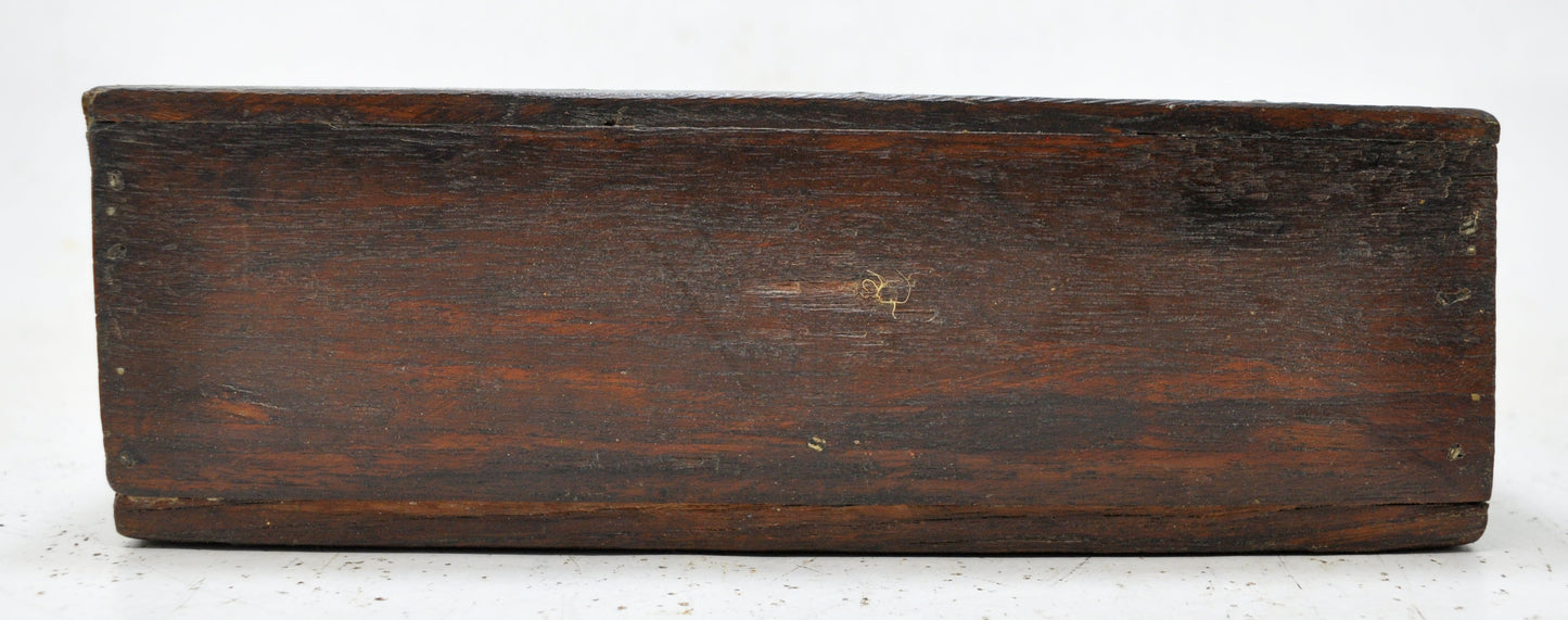 Antique Wooden Kitchenware Spice Box Original Old Hand Crafted