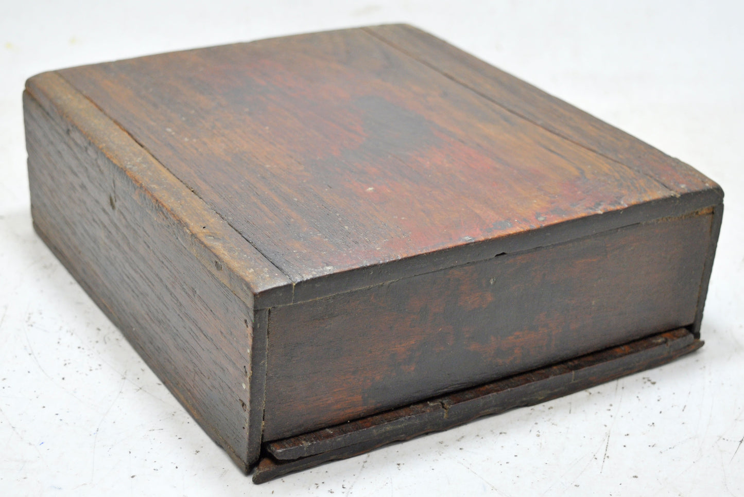 Antique Wooden Kitchenware Spice Box Original Old Hand Crafted