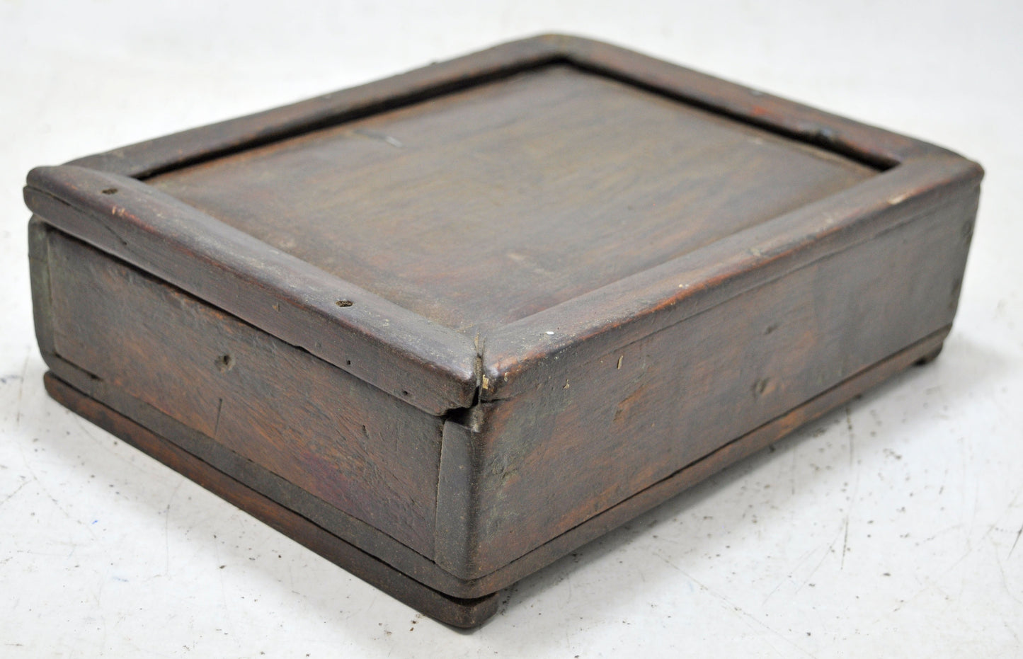 Antique Wooden Kitchenware Spice Box Original Old Hand Crafted