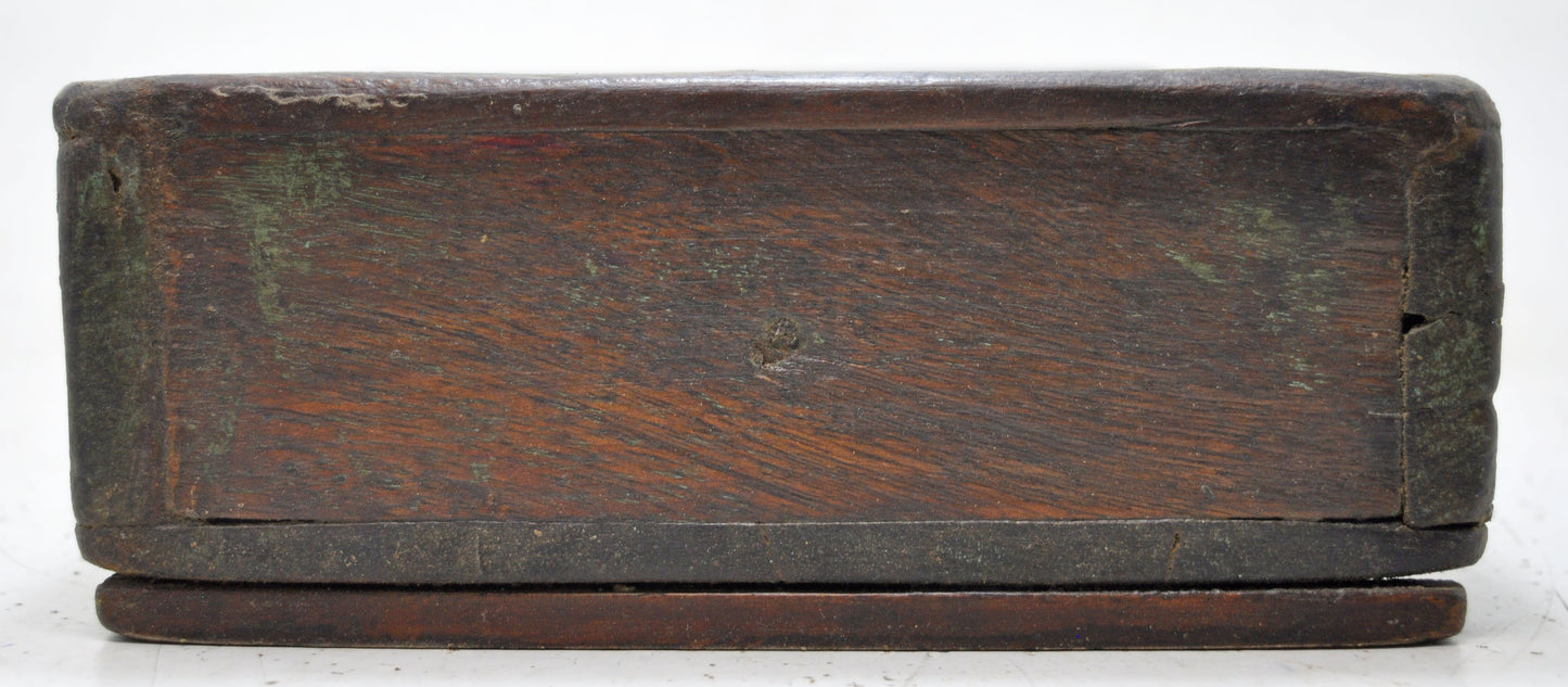 Antique Wooden Kitchenware Spice Box Original Old Hand Crafted