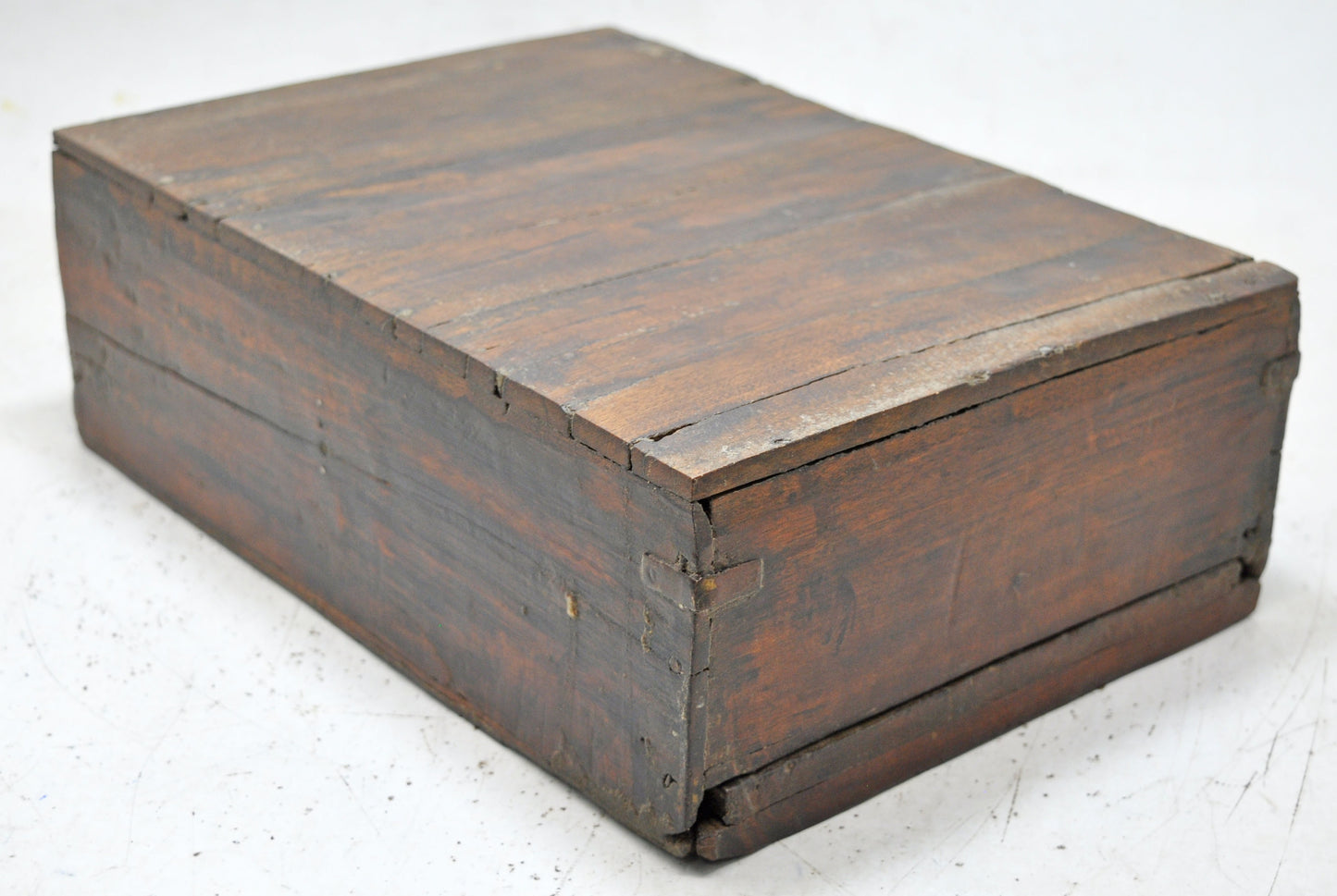 Antique Wooden Kitchenware Spice Box Original Old Hand Crafted