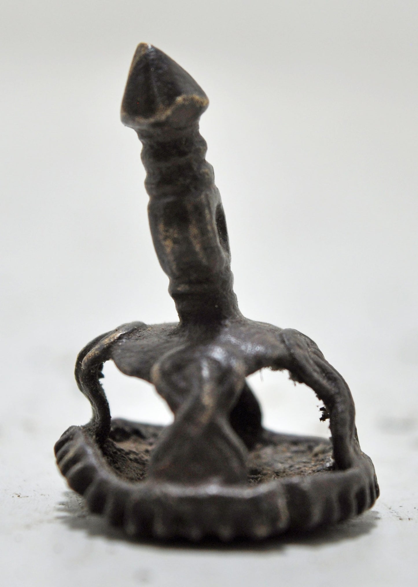 Antique Brass Stamp Seal Tool Dye Original Old Hand Crafted Engraved