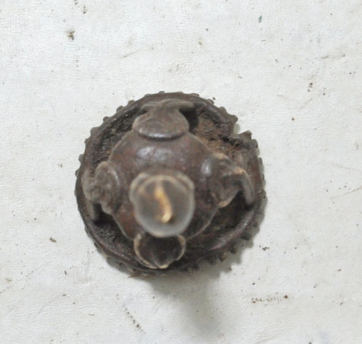 Antique Brass Stamp Seal Tool Dye Original Old Hand Crafted Engraved