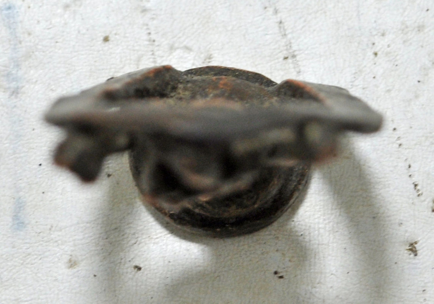 Antique Copper Small God Ganesha Idol Figurine Original Old Hand Crafted Engraved