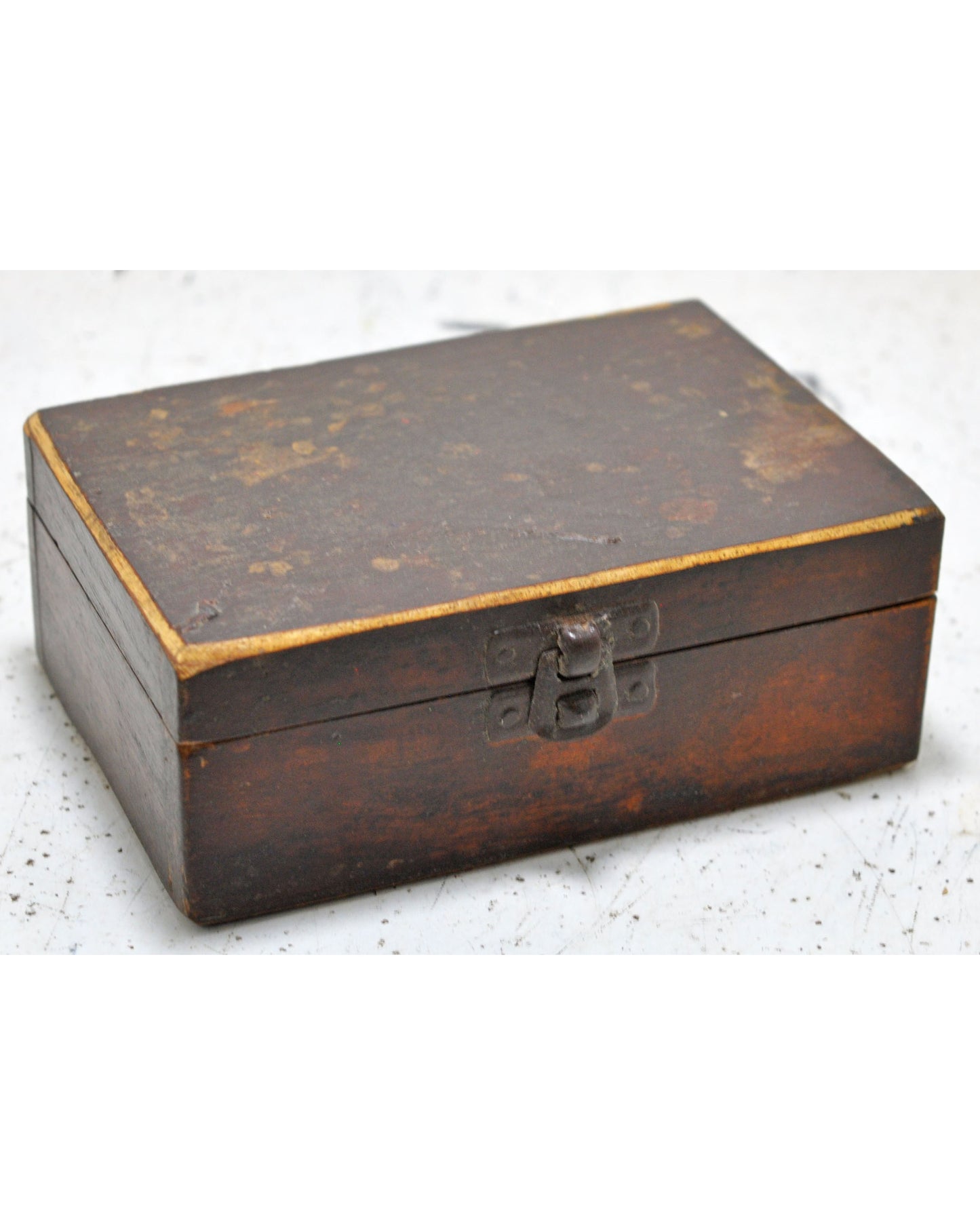 Vintage Wooden Jewellery Maker's Weights Box Original Old Hand Crafted