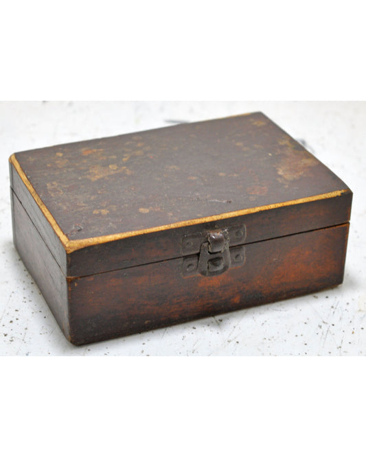 Vintage Wooden Jewellery Maker's Weights Box Original Old Hand Crafted