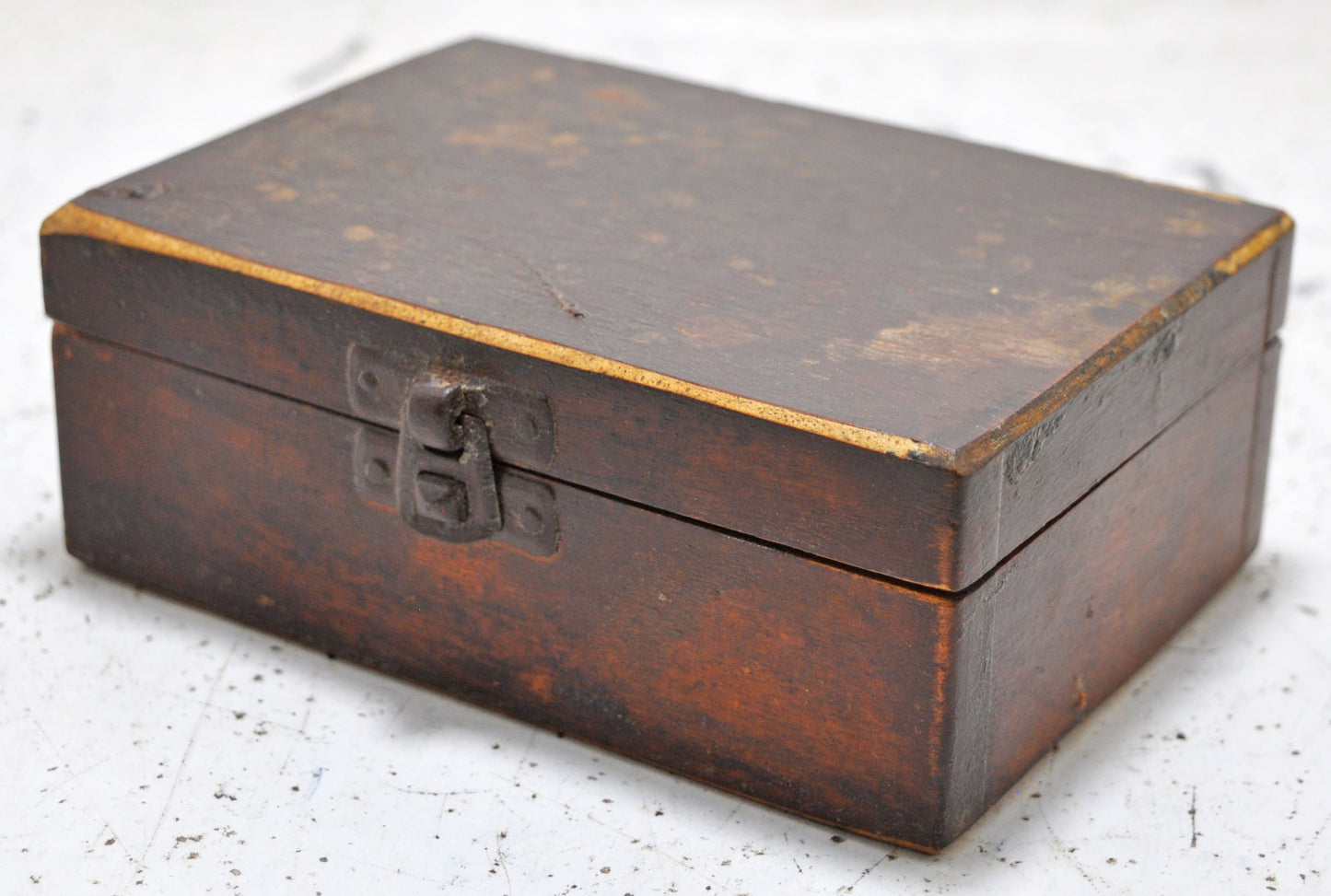 Vintage Wooden Jewellery Maker's Weights Box Original Old Hand Crafted