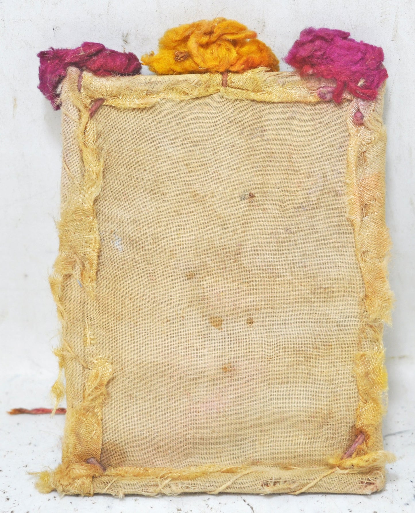 Antique Iron Small Traveling Vanity Mirror Original Old Hand Crafted