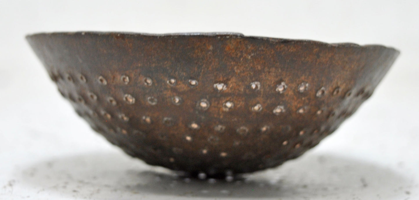 Antique Iron Kitchenware Frying Spoon Original Old Hand Crafted Engraved