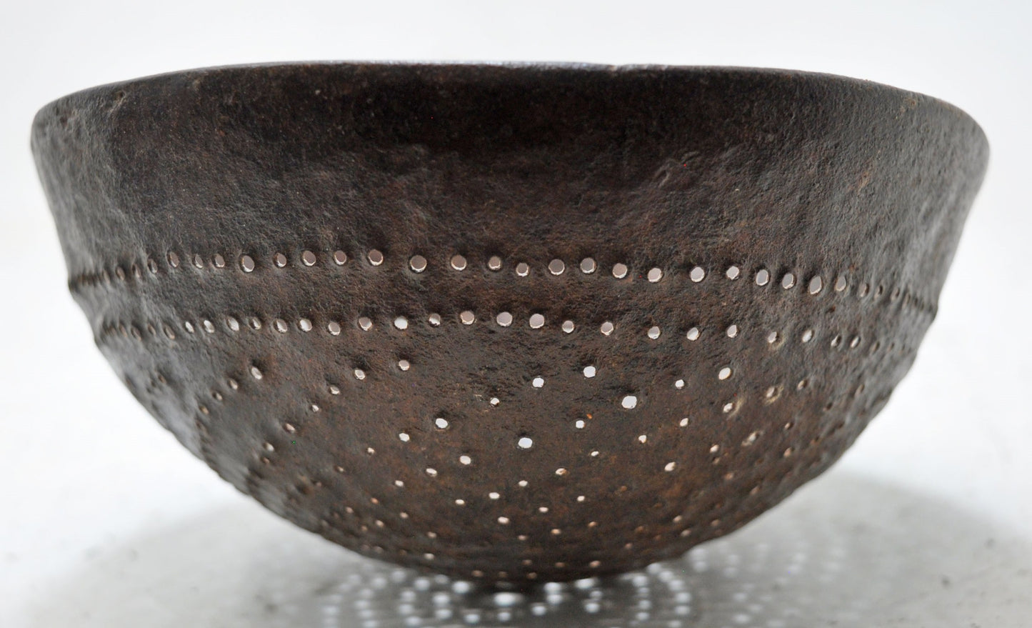 Antique Iron Kitchenware Frying Spoon Original Old Hand Crafted Engraved