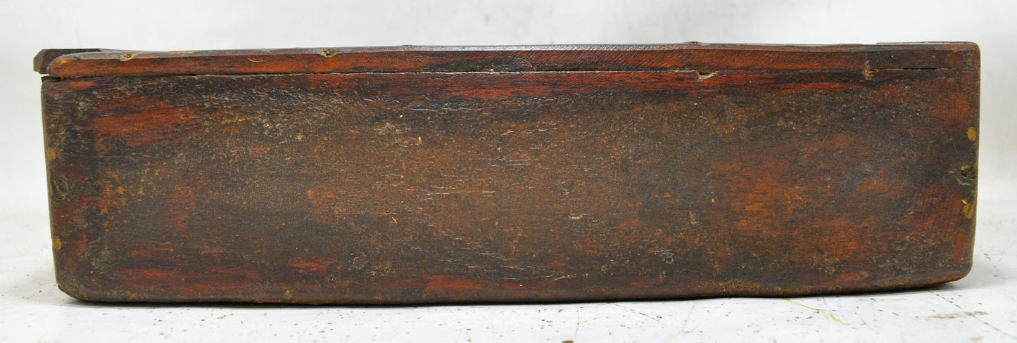 Vintage Wooden Kitchenware Spice Box Original Old Hand Crafted