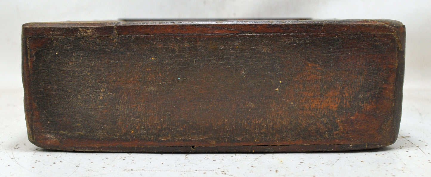 Vintage Wooden Kitchenware Spice Box Original Old Hand Crafted