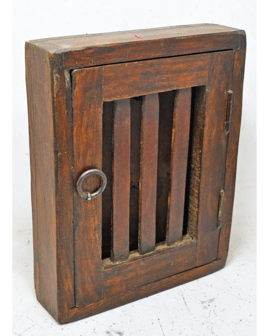 Vintage Wooden Wall Décor Key Hanger Box Original Old Hand Crafted