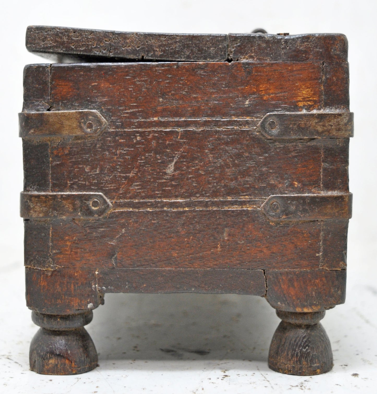 Vintage Wooden Small Storage Jewellery Box Original Old Hand Crafted