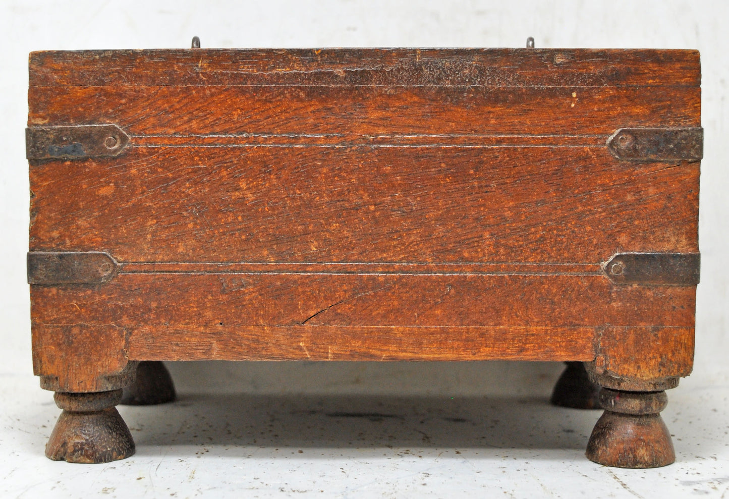 Vintage Wooden Small Storage Jewellery Box Original Old Hand Crafted