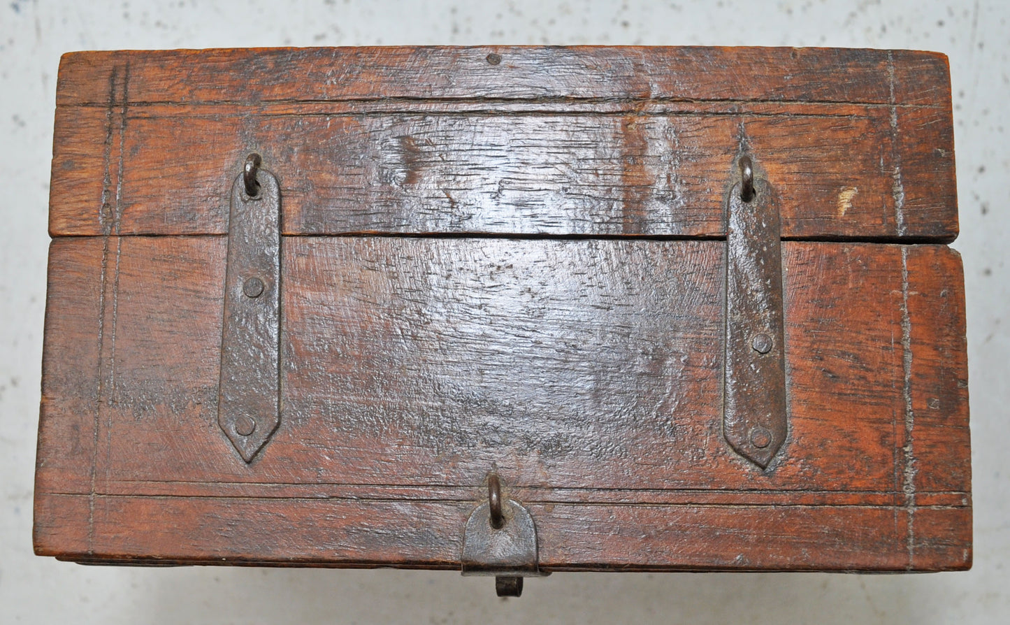 Vintage Wooden Small Storage Jewellery Box Original Old Hand Crafted