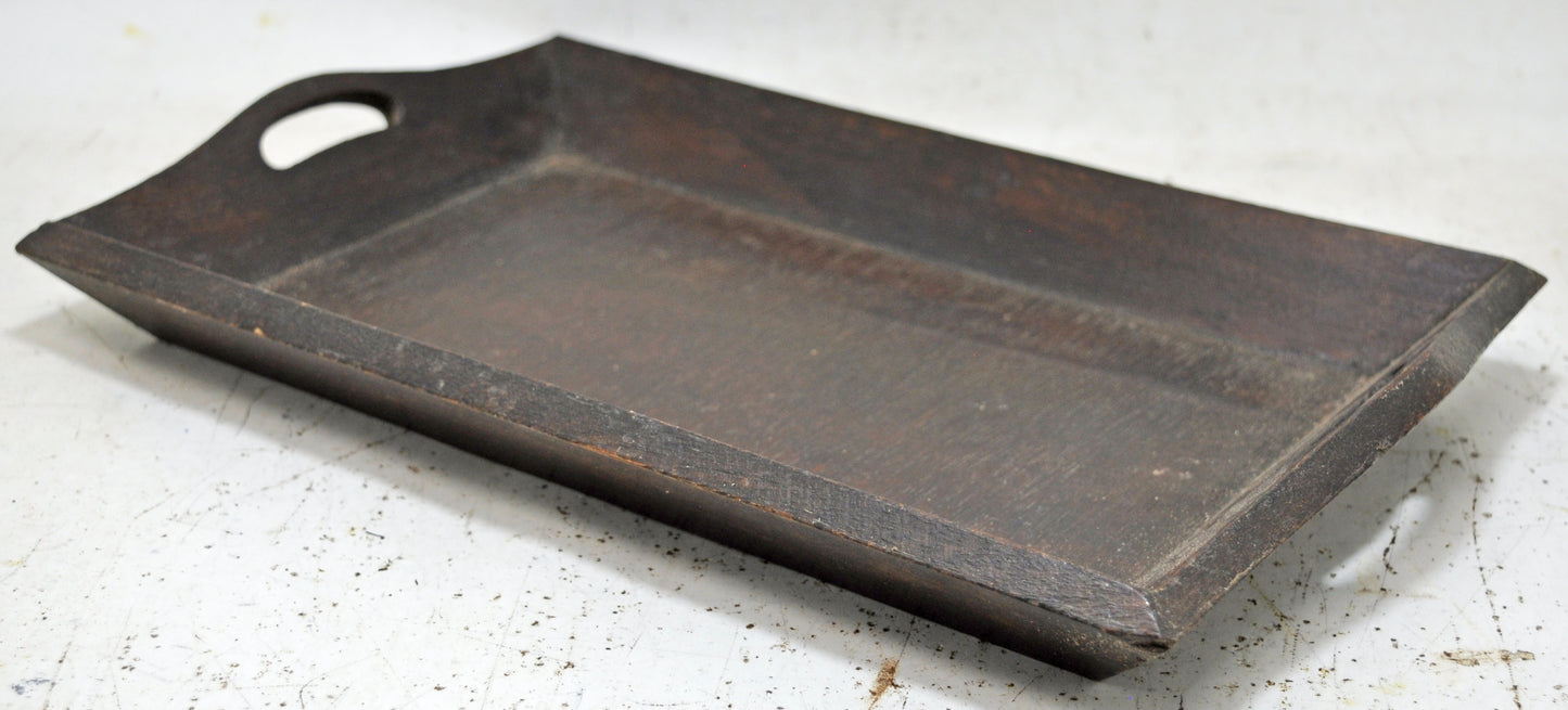 Vintage Wooden Kitchenware Serving Tray Original Old Hand Crafted