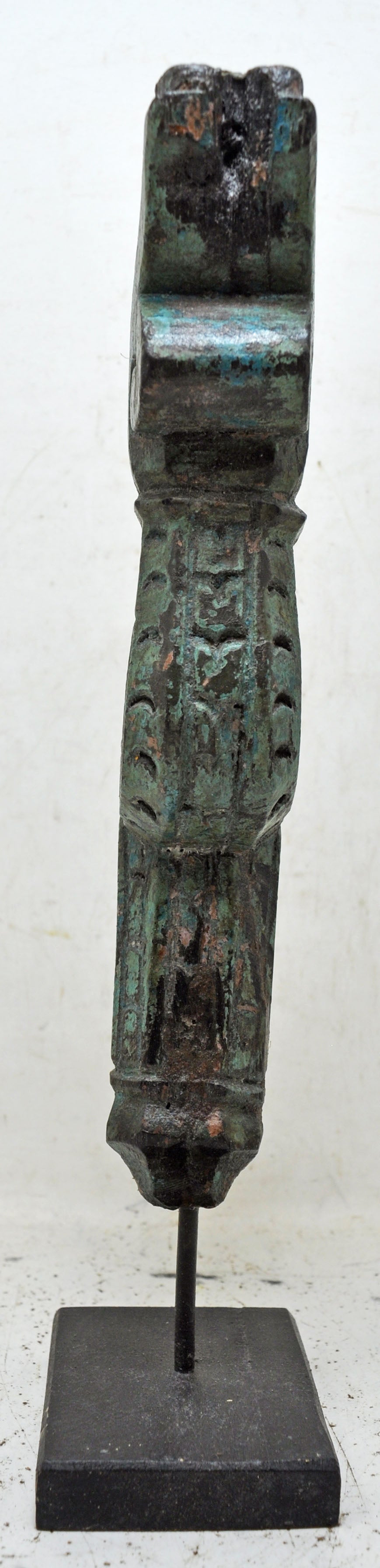 Antique Wooden Bracket Carving on Stand Original Old Fine Hand Carved