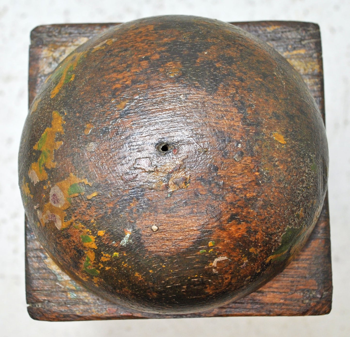 Antique Wooden Lord Mahaveer Idol Figurine Original Old Hand Carved