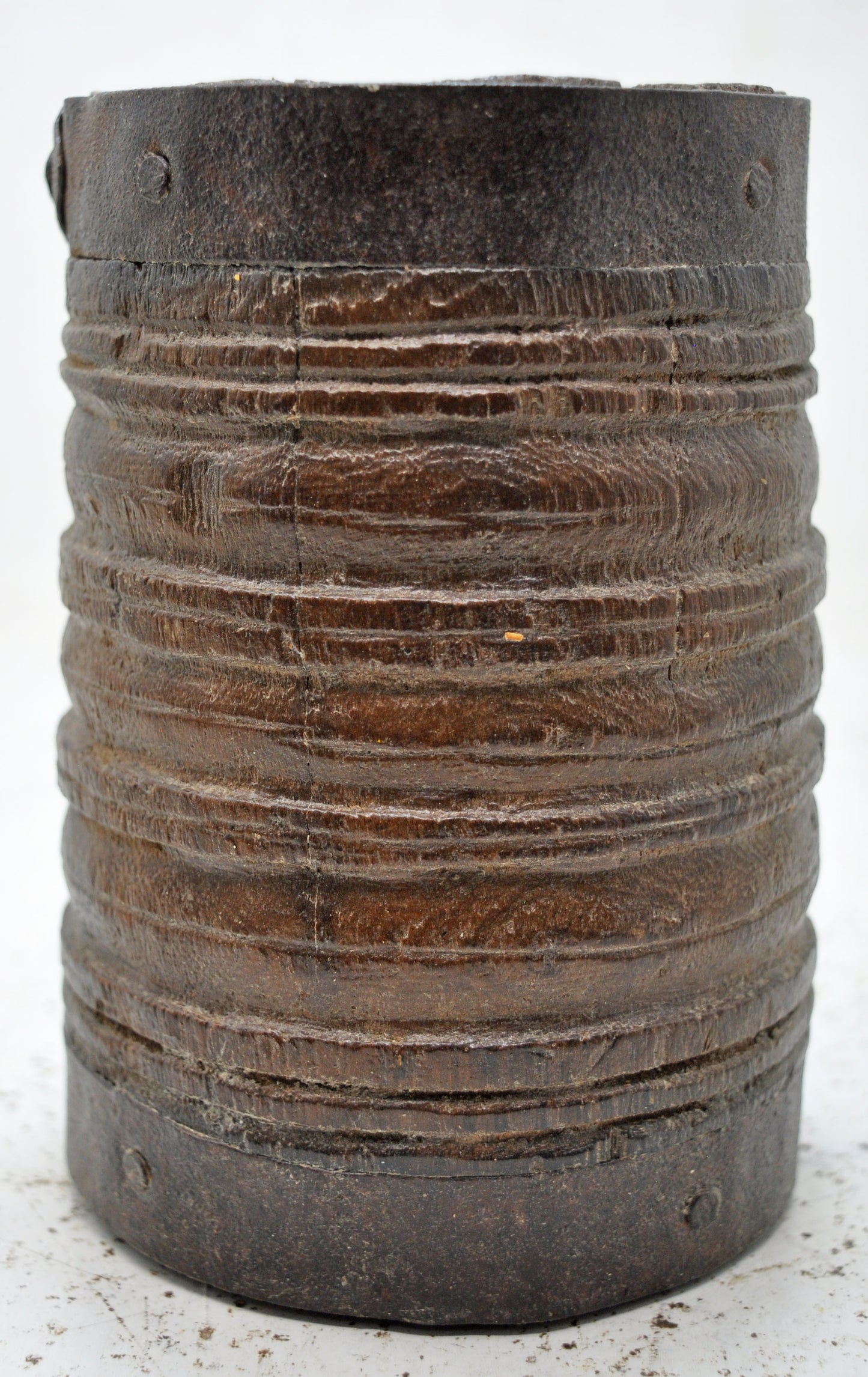 Antique Wooden Grain Measurement Paili Pot Original Old Hand Crafted