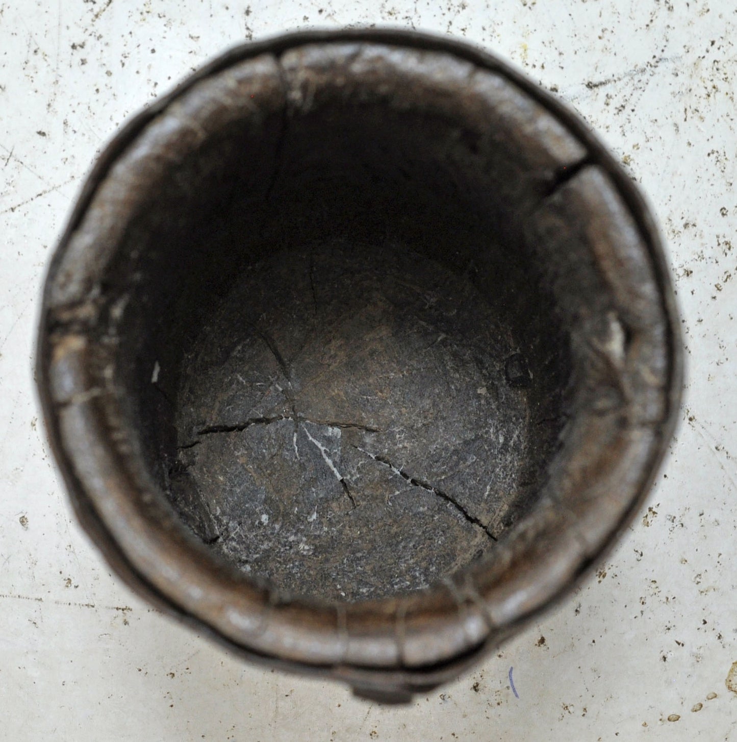 Antique Wooden Grain Measurement Paili Pot Original Old Hand Crafted