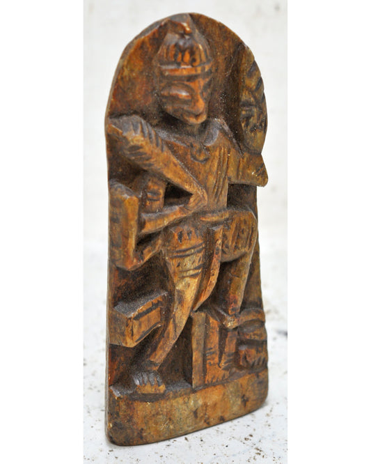 Antique Sand Stone God Hanumana Idol Figurine Original Old Hand Carved