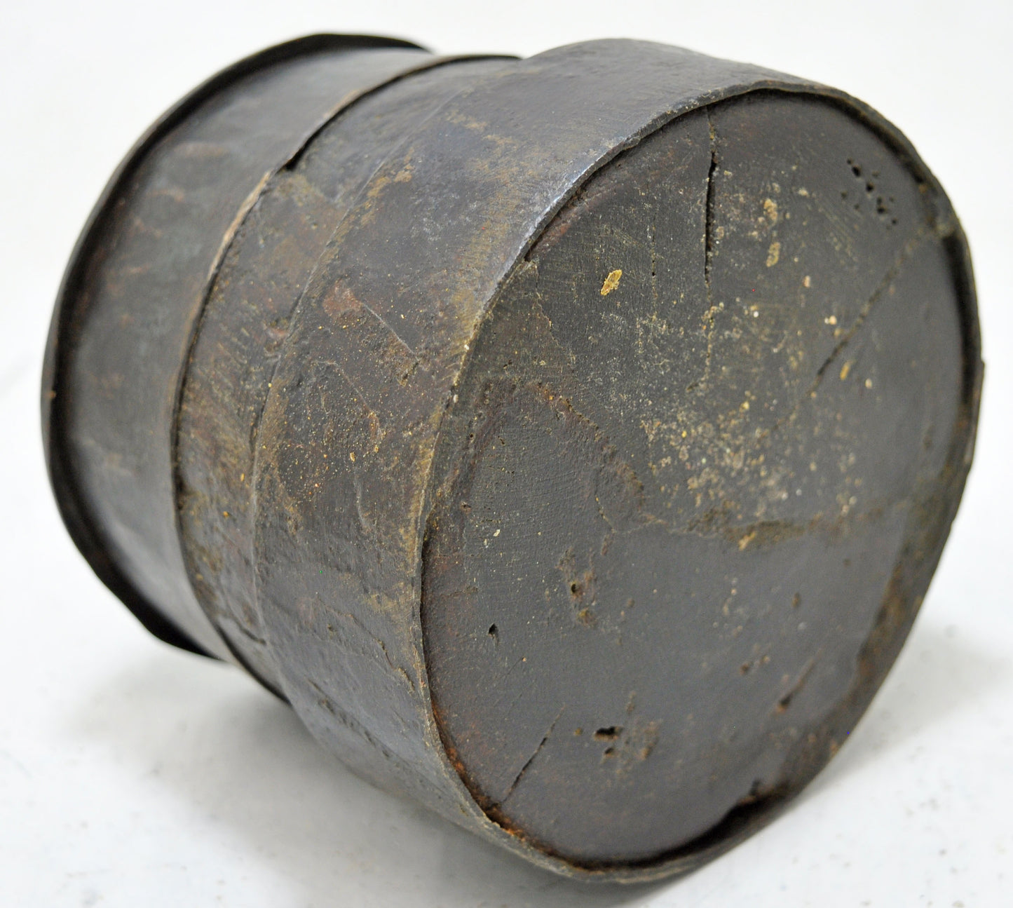 Antique Wooden Grain Measurement Paili Pot Original Old Hand Carved