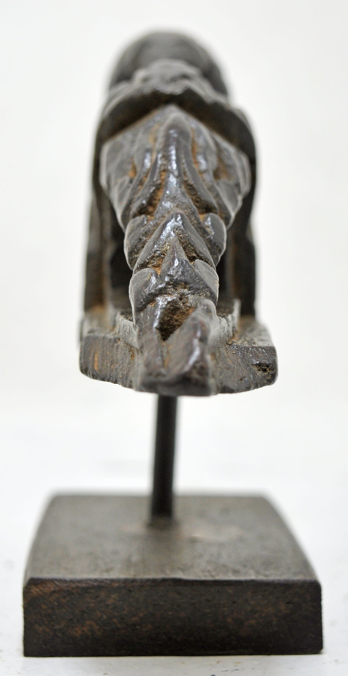 Antique Wooden Parrot Bird Figurine Original Old Hand Carved