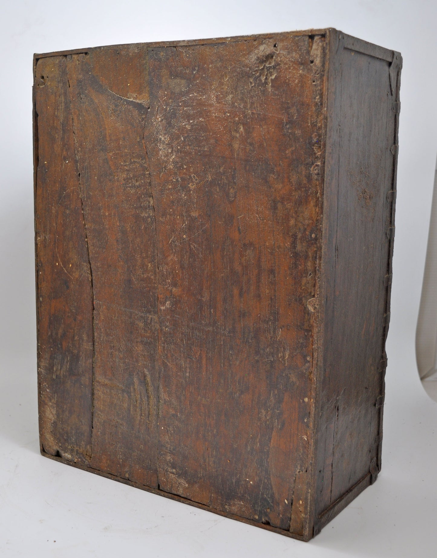 Antique Wooden Large Storage Chest Box Original Old Fine Hand Crafted